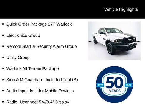 Certified 2022 RAM 1500 Classic Warlock w/ Electronics Group AWD/4WD image 7