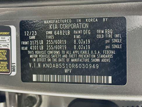 Used 2024 Kia EV9 Light Long Range RWD image 12