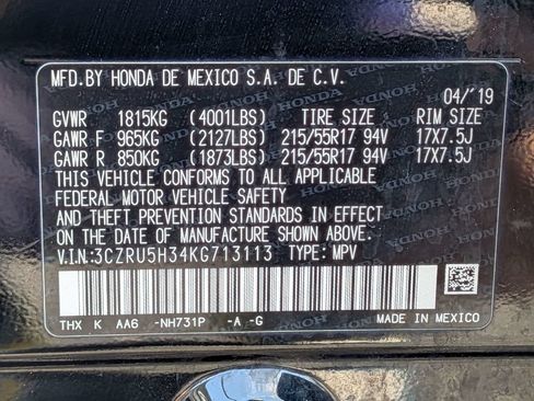 Used 2019 Honda HR-V LX image 30