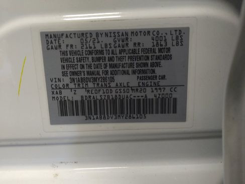 Used 2021 Nissan Sentra SR w/ SR Premium Package FWD image 33