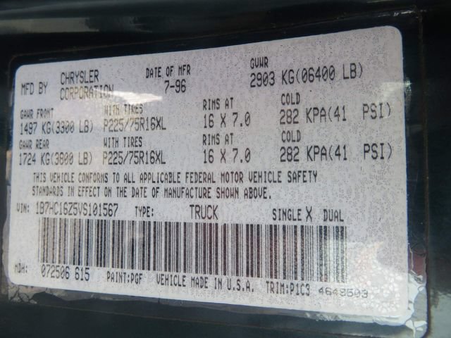 Used 1997 Dodge Ram 1500 Truck 2WD Regular Cab image 20
