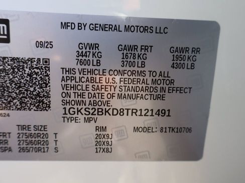 New 2026 GMC Yukon Elevation w/ LPO, Floor Liner Package image 29