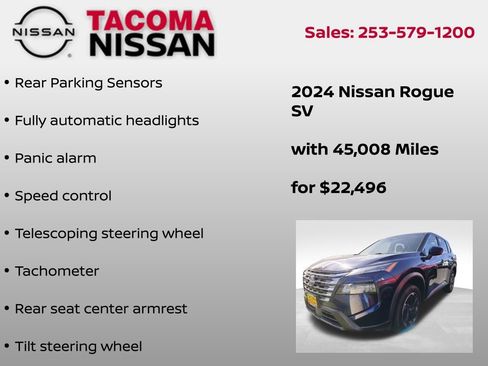 Used 2024 Nissan Rogue SV image 8