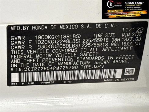 Used 2023 Honda HR-V Sport image 11