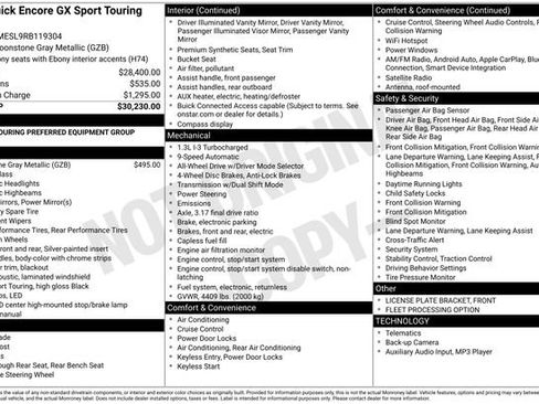 Used 2024 Buick Encore GX Sport Touring image 5