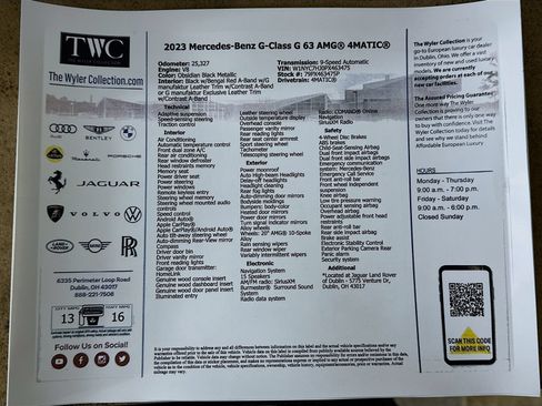 Used 2023 Mercedes-Benz G 63 AMG 4MATIC image 48