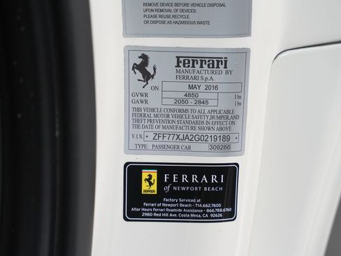 Used 2016 Ferrari California T RWD image 50