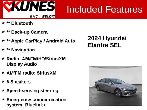 Used 2024 Hyundai Elantra SEL FWD image 2