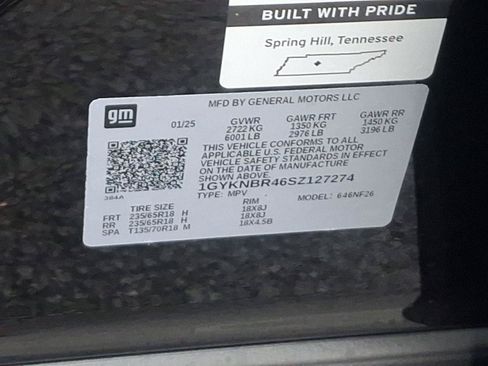 New 2025 Cadillac XT5 Luxury w/ LPO, Floor Liner Package AWD/4WD image 11