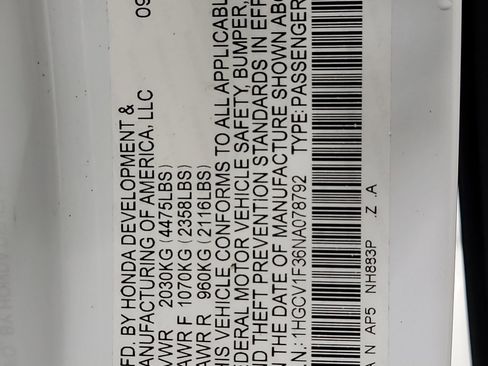 Certified 2022 Honda Accord Sport image 33