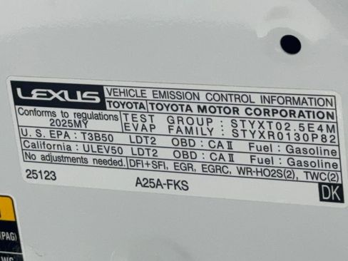 Used 2025 Lexus NX 250 FWD w/ Premium Package image 61