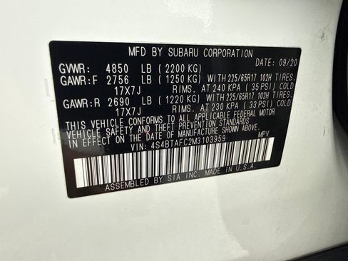 Used 2021 Subaru Outback Premium w/ Popular Package #1 AWD/4WD image 54