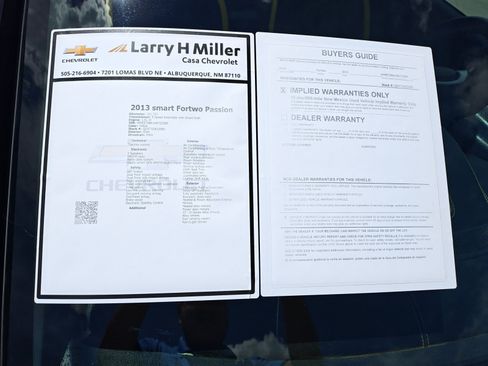 Used 2013 smart fortwo passion RWD image 32