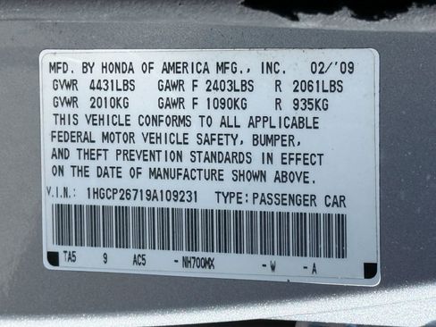 Used 2009 Honda Accord EX image 31