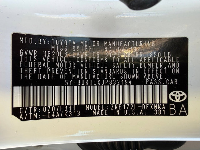 Used 2018 Toyota Corolla LE FWD image 22