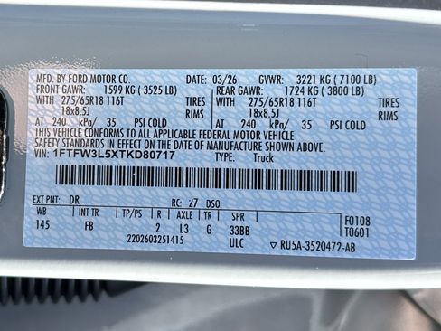 New 2026 Ford F150 XLT AWD/4WD image 30
