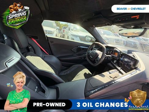 Used 2023 Chevrolet Corvette Stingray Premium Cpe w/ Engine Appearance Package RWD image 28