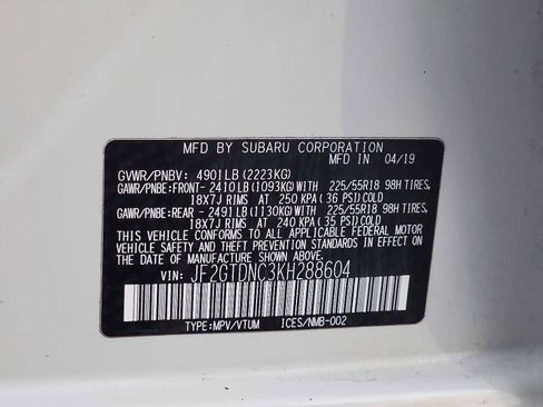 Used 2019 Subaru Crosstrek Hybrid w/ Moonroof Package w/Navigation image 28