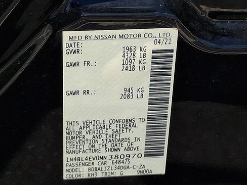 Used 2021 Nissan Altima 2.5 SL FWD image 27