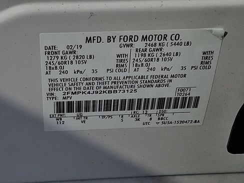 Used 2019 Ford Edge SEL w/ Equipment Group 201A AWD/4WD image 26