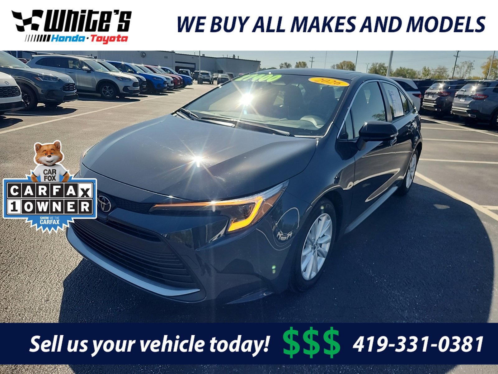 Used 2026 Toyota Corolla XLE FWD image 1