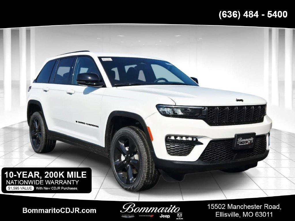 Certified 2025 Jeep Grand Cherokee Limited w/ Black Appearance Package AWD/4WD image 1