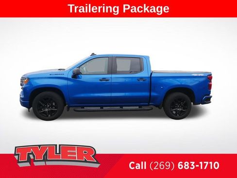 Used 2023 Chevrolet Silverado 1500 Custom w/ LPO, Dark Essentials Package AWD/4WD image 4