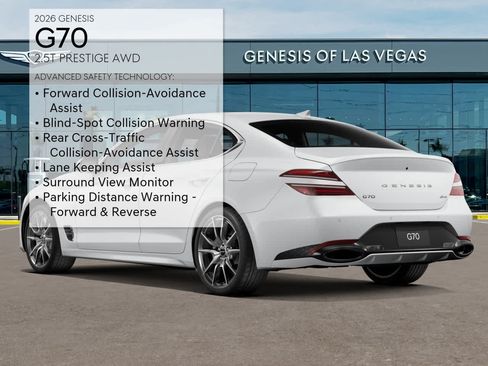 Certified 2026 Genesis G70 2.5T Prestige AWD/4WD image 7