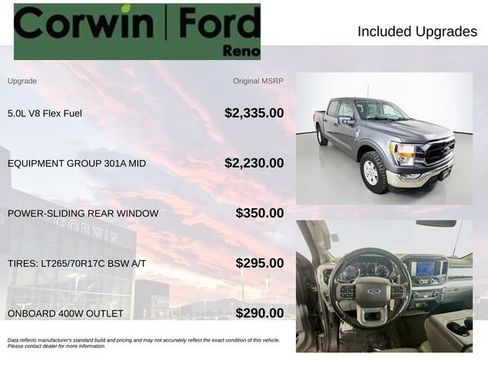 Used 2022 Ford F150 XLT w/ Equipment Group 301A Mid AWD/4WD image 3