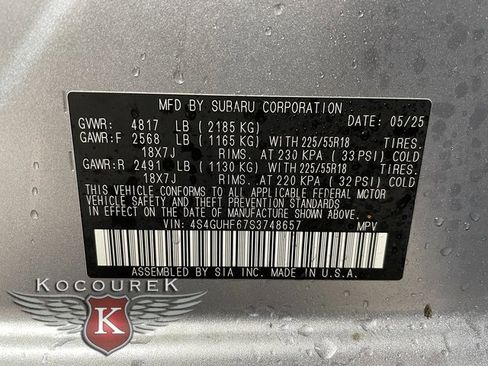 Used 2025 Subaru Crosstrek 2.5i Sport w/ Crosstrek Mirror Package image 27