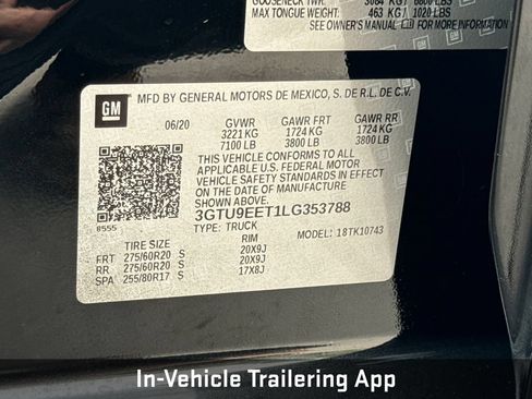 Certified 2020 GMC Sierra 1500 AT4 w/ AT4 Premium Package AWD/4WD image 32
