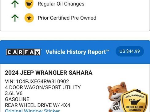 Used 2024 Jeep Wrangler Sahara w/ Technology Group image 6