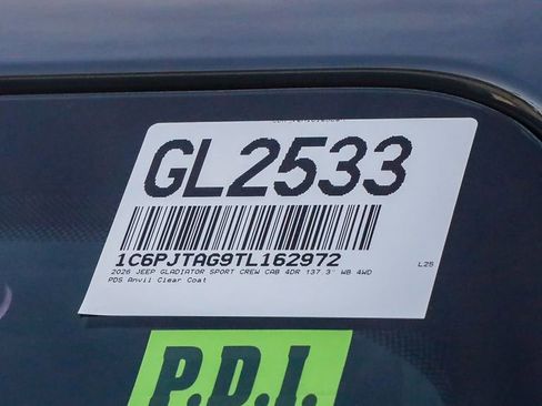 New 2026 Jeep Gladiator Sport AWD/4WD image 29