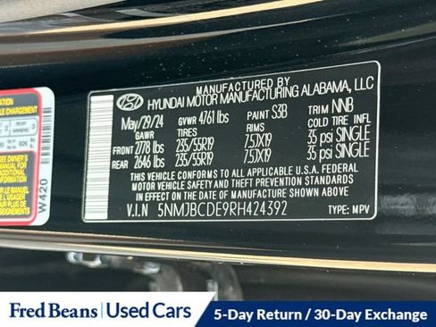 Certified 2024 Hyundai Tucson SEL AWD/4WD image 38