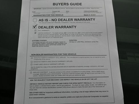 Used 2015 Ford Transit 350 XLT image 33