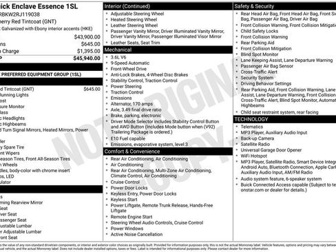 Used 2024 Buick Enclave Essence FWD image 6