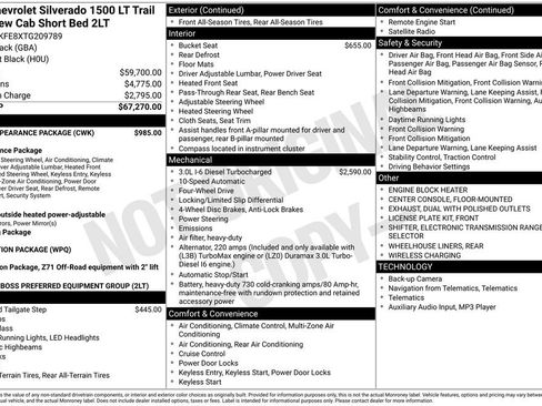 New 2026 Chevrolet Silverado 1500 LT Trail Boss w/ Dark Appearance Package image 3