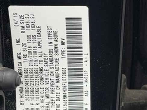 Used 2015 Honda CR-V LX image 23