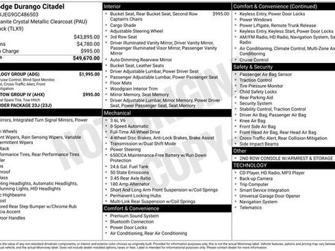 Used 2016 Dodge Durango Citadel w/ Technology Group image 12