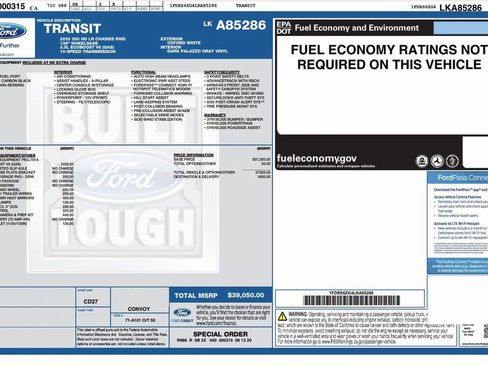 Used 2020 Ford Transit 350 w/ Exterior Upgrade Package image 47