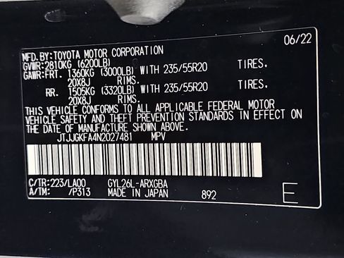 Certified 2022 Lexus RX 450hL Luxury w/ Cold Area Package (CT) AWD/4WD image 34
