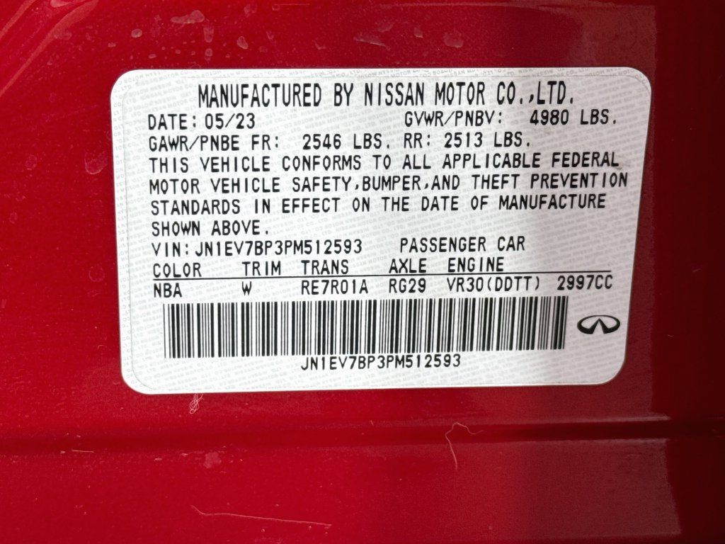 Certified 2023 INFINITI Q50 Luxe w/ Cargo Package RWD image 44
