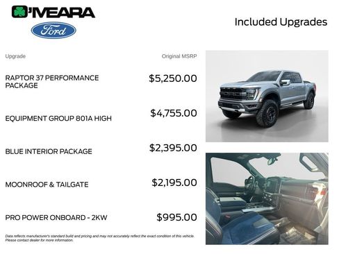 Used 2022 Ford F150 Raptor w/ Raptor 37 Performance Package AWD/4WD image 4
