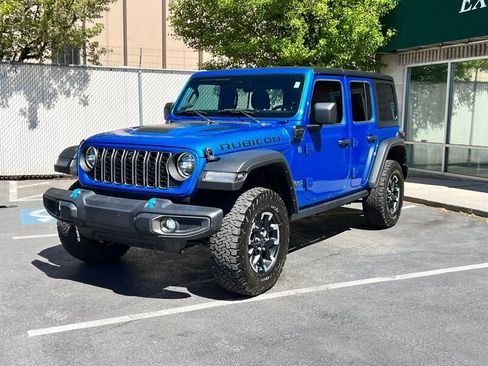 Used 2024 Jeep Wrangler Unlimited Rubicon 4xe w/ Technology Group image 3