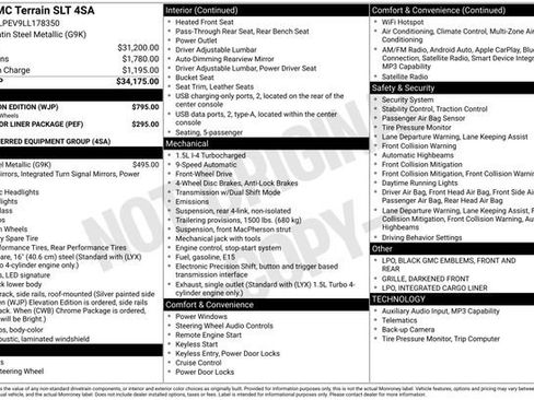 Used 2020 GMC Terrain SLT w/ Elevation Edition FWD image 33