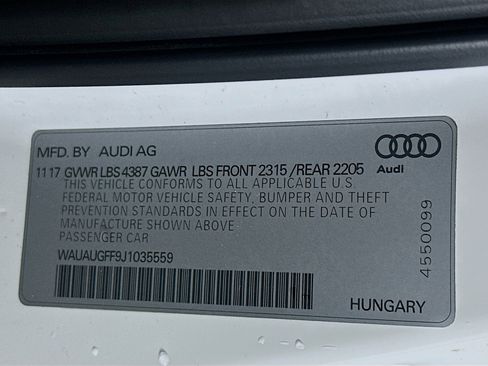 Used 2018 Audi A3 2.0T Premium w/ Convenience Package image 12