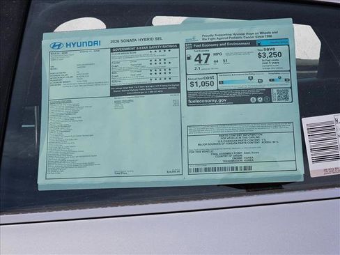 New 2026 Hyundai Sonata SEL image 15
