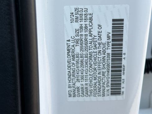 Used 2025 Honda Pilot EX-L image 30
