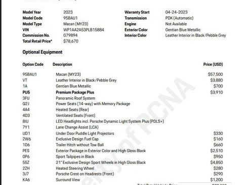 Certified 2023 Porsche Macan AWD/4WD image 9