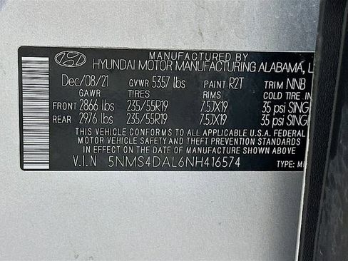 Used 2022 Hyundai Santa Fe Limited AWD/4WD image 35
